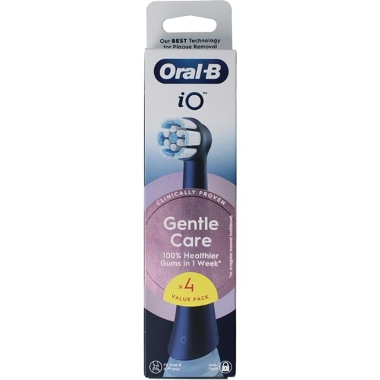 ORALB IO REFILL GENTLE CARE 4ST ZWART